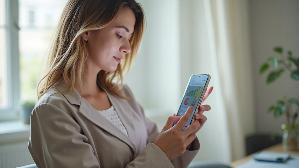 Интерфейс мобильного приложения для управления финансами с графиками и анализом расходов